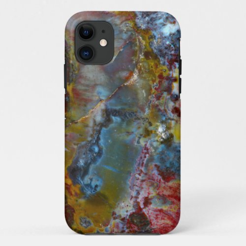 Petrified wood texture iPhone 11 case