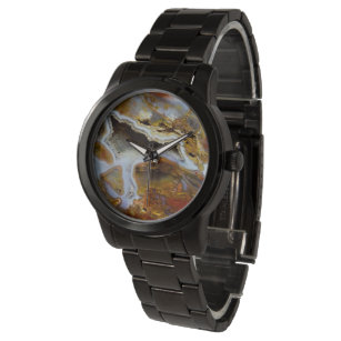 petrified wood watch