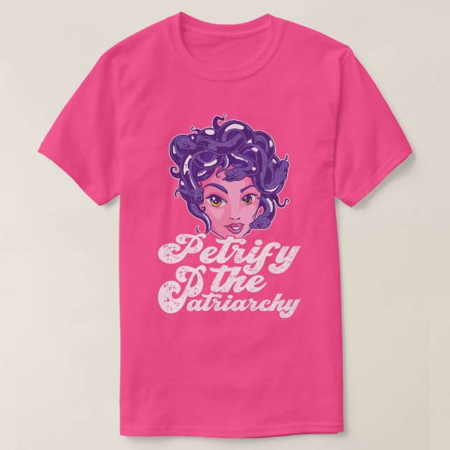 Petrify The Patriarchy, Feminism For Everybody Fem T-Shirt (Design Front)