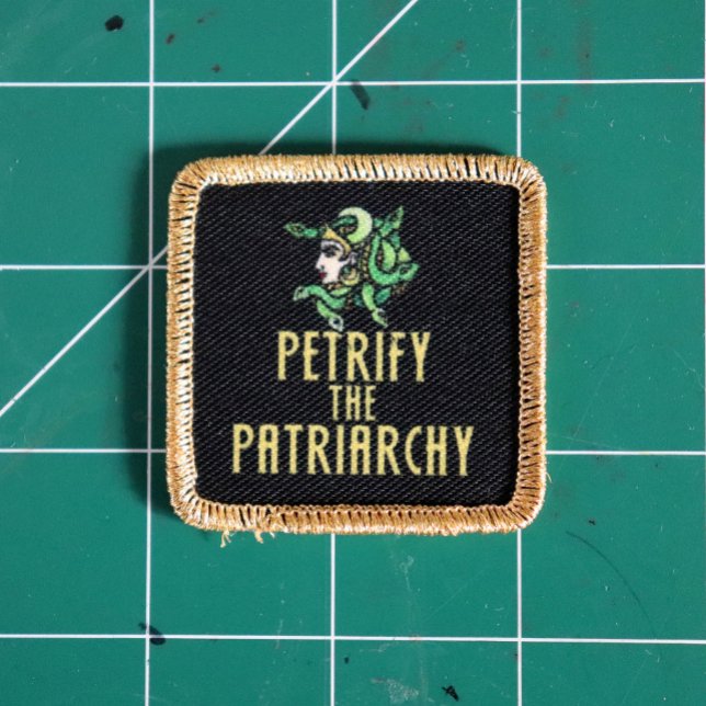 Petrify the patriarchy Medusa Feminist  Patch (Creator Uploaded)