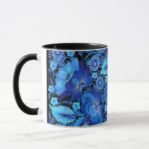 Petrikivka Ukrainian traditional art  Mug