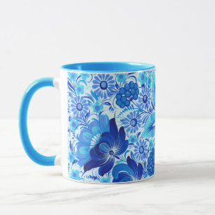 Petrikivka Ukrainian traditional folk art Mug