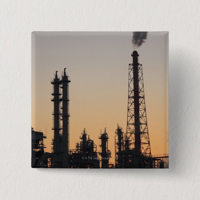 Petrochemical Plant Button (Front)