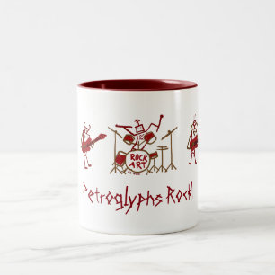 Petroglyhs Rock Band Mug