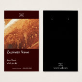 Petroglyph Business/Earring card (Front & Back)
