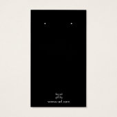 Petroglyph Business/Earring card (Back)