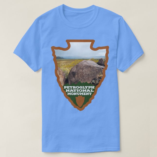 Petroglyph National Monument arrowhead T-Shirt (Design Front)
