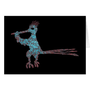 Petroglyph, New Mexico Road Runner Cards