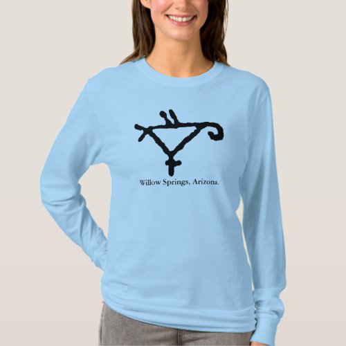 Petroglyph of a Stylized Parrot T_Shirt
