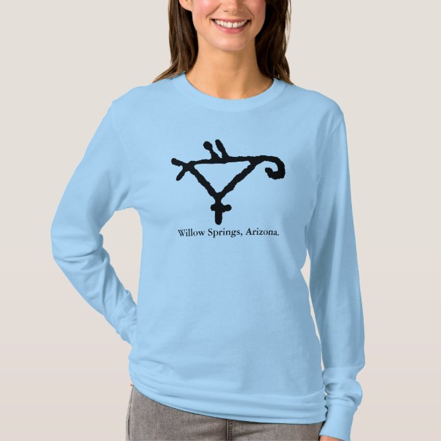 Petroglyph of a Stylized Parrot T-Shirt (Front)
