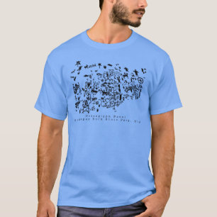 Petroglyph Panel Newspaper Rock State Park T-Shirt