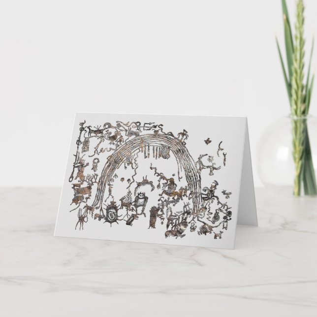 Petroglyph Panel - Rochester Creek, Utah Card (Front)