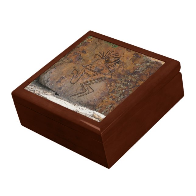 Petroglyph Saxophone Player Gift Box (Side)