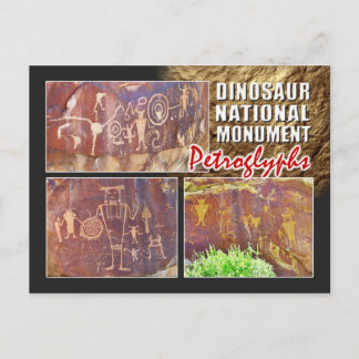 Petroglyphs, Dinosaur National Monument, Utah Postcard