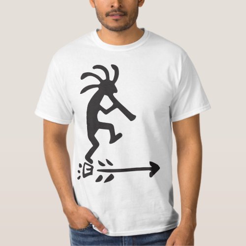 Petroglyphs Silhouette Kokopelli  T_Shirt