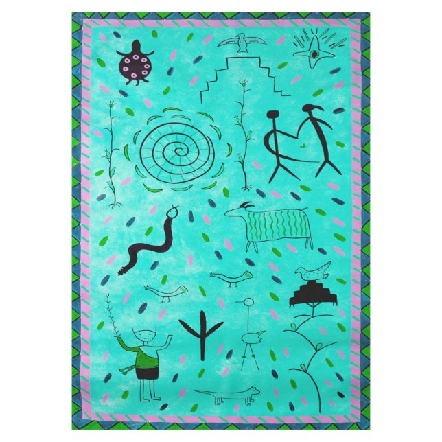 Petroglyphs Tablecloth (Front)