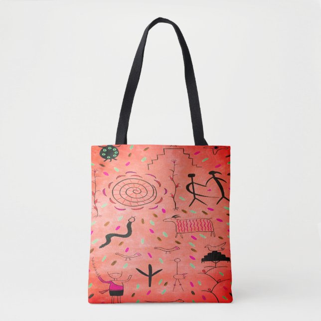 Petroglyphs Tote Bag (Front)