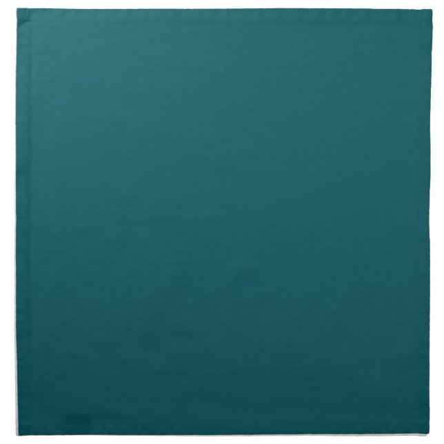 Petrol Blue  Cloth Napkin (Front)