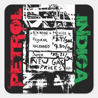 PETROL INDICA SQUARE STICKER