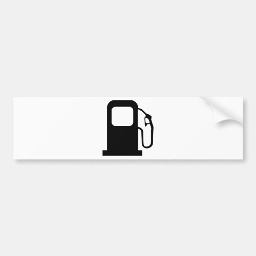 Petrol Pump Bumper Sticker