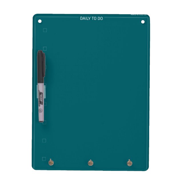 Petrol ToDo List Memoboard Dry Erase Board (Front)