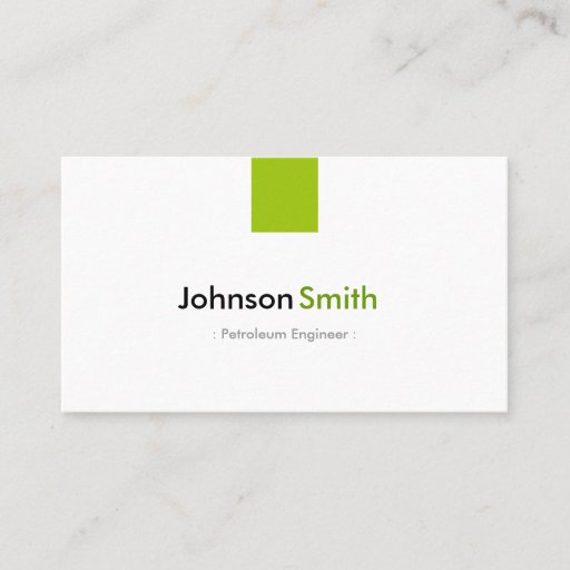 Customizable Petroleum Engineer - Simple Mint Green Business Cards