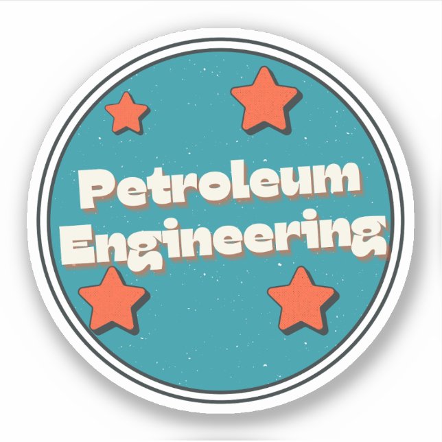 Petroleum Engineering Sticker (Front)
