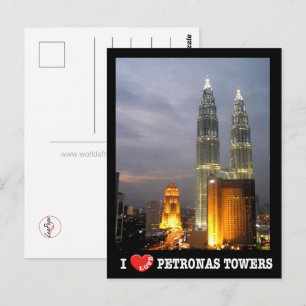 Petronas Tower - Kuala Lumpur - Malaysia - I Love Postcard