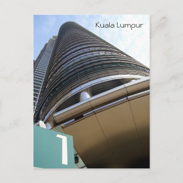 petronas tower one postcard (Front)