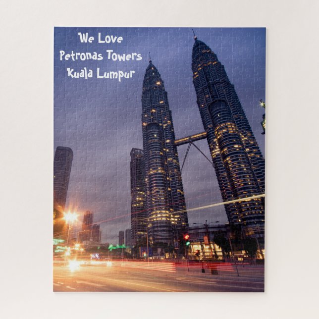 Petronas Towers Kuala Lumpur. Jigsaw Puzzle (Vertical)