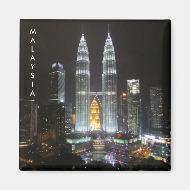 petronas towers malaysian magnet (Front)