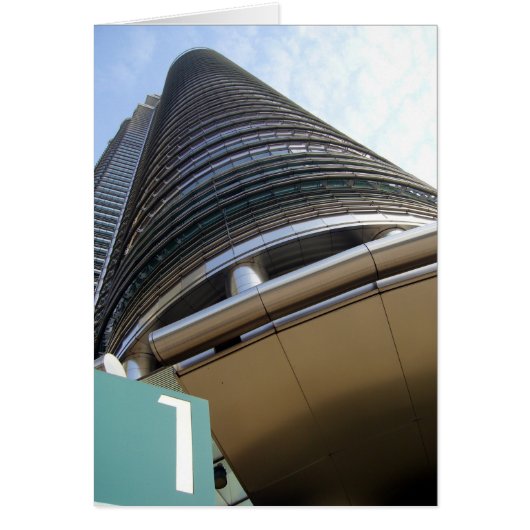 petronas twin tower one cards (Front)