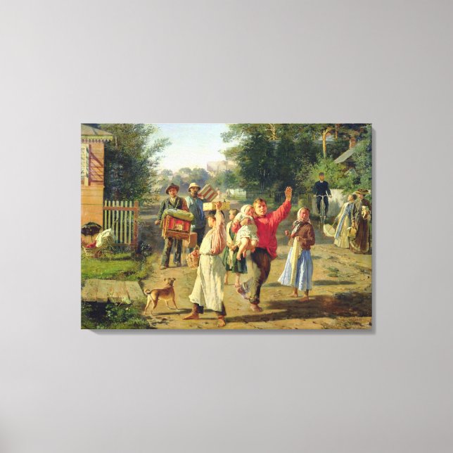Petrushka is coming, 1888 canvas print (Front)