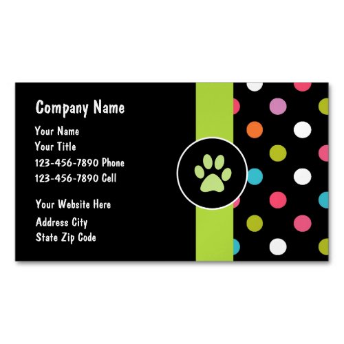 Pets Business Card Magnet