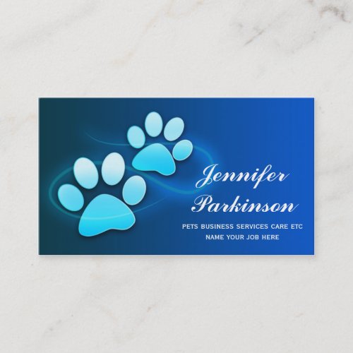 pets business cards