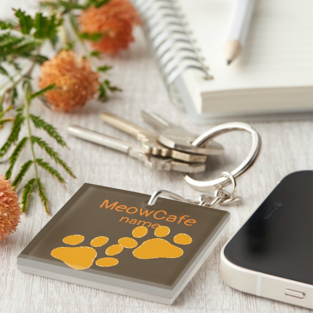 Pets Business (shop/cafe/restaurant/supply/etc)  Keychain (Front Right)