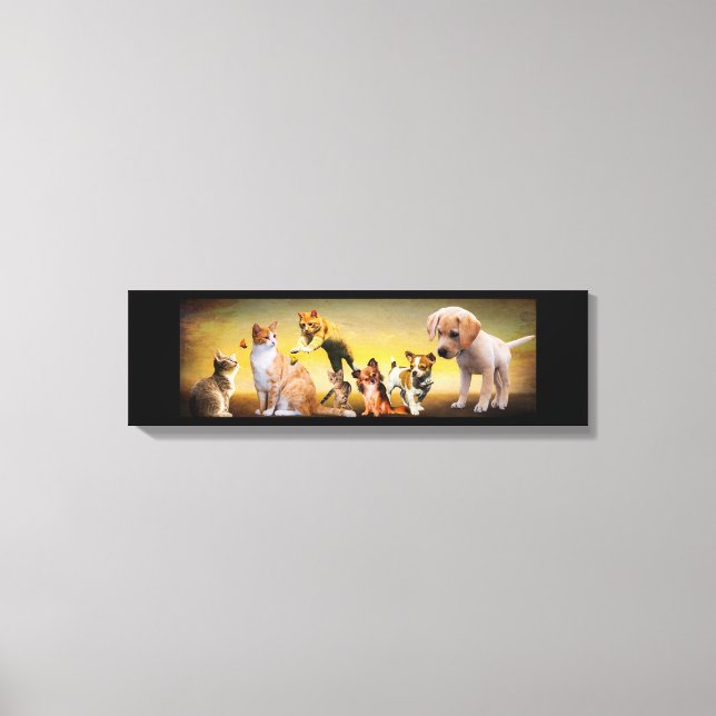 Pets Canvas Print (Front)