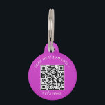 Pets code qr animal lost pet ID tag<br><div class="desc">Custom Qr code tag for pet collars. Tags on small medal with qr code if your animal (dog, cat) is lost. Create a page linked to the Qr code to write information about your animal. Animal (dogs, cats) qr code tag. Cat dog supplie personalized. Pet owner gift idea. Animal supplie...</div>