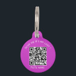 Pets code qr animal lost pet ID tag<br><div class="desc">Custom Qr code tag for pet collars. Tags on small medal with qr code if your animal (dog, cat) is lost. Create a page linked to the Qr code to write information about your animal. Animal (dogs, cats) qr code tag. Cat dog supplie personalized. Pet owner gift idea. Animal supplie...</div>