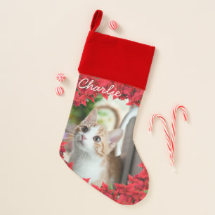 Pet's Custom Photo/ Name Christmas Stocking