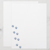 pets dog cat pawprints (Front/Back)