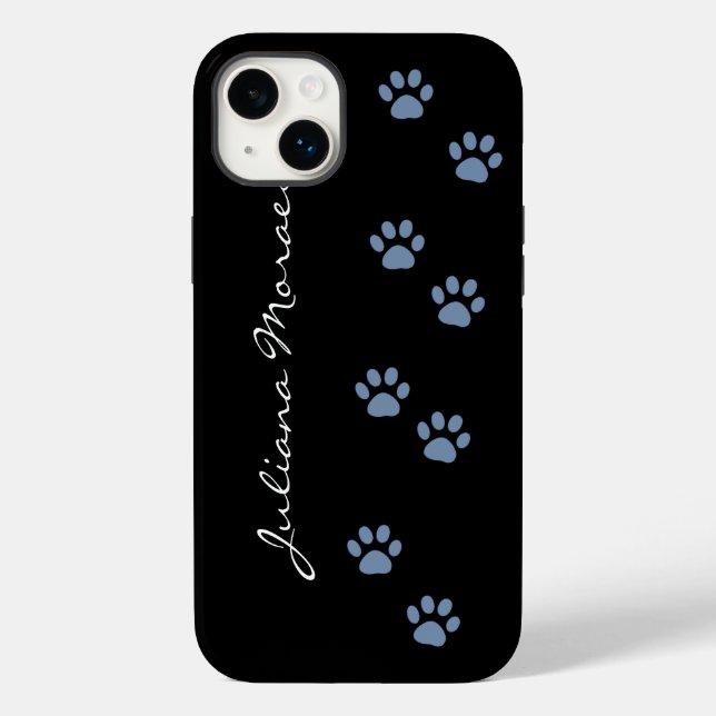 pets dog cat pawprints personalized Case-Mate iPhone case (Back)