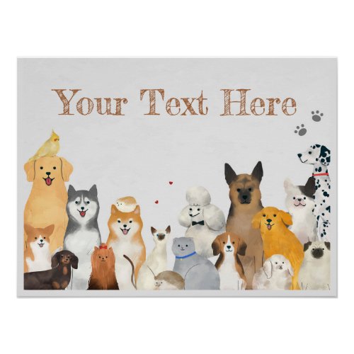 Pets Dogs  Cats Poster