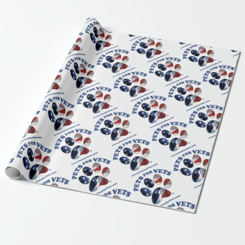 Pets for Vets Wrapping Paper