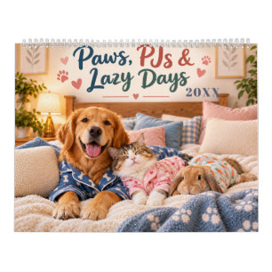Pets in Cozy Pyjamas Calendar