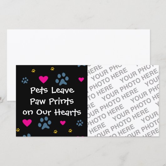 Pets Leave Paw Prints on Our Hearts (Front/Back)
