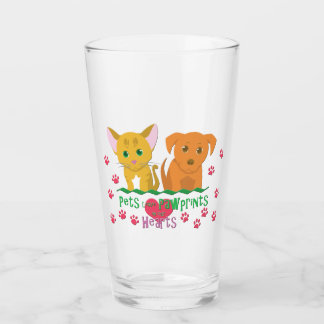 Pets Leave Pawprints Glass