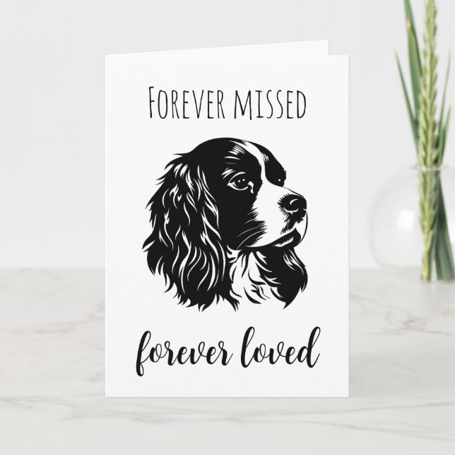 pets loss of dog sympathy cards (Front)