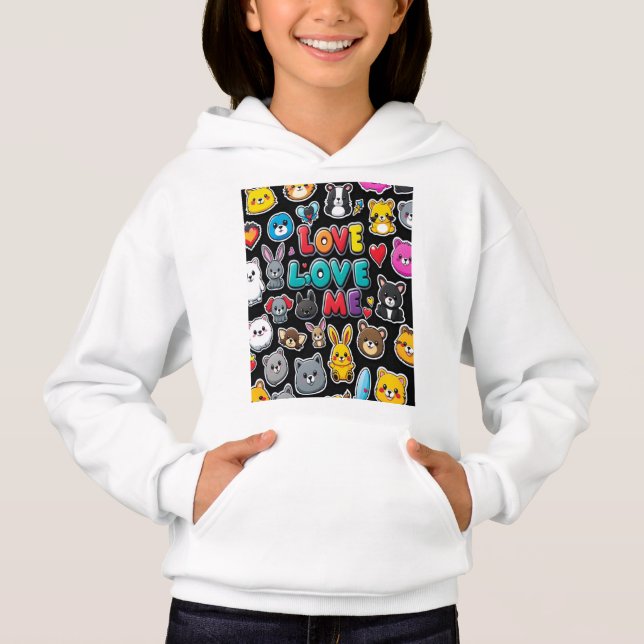 pets love me hoodie (Front)