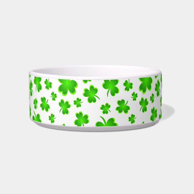 Pet's Name Lucky Dog St. Patrick's Day Bowl (Right)